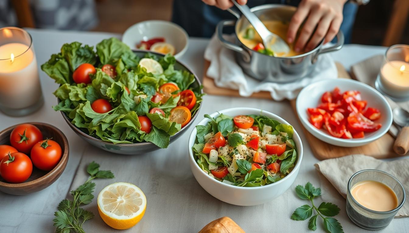 Fresh ingredients and home cooking inspiration